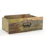 Corbeilles en bois recyclé en forme de tiroir