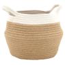 Corbeilles en corde de coton et jute