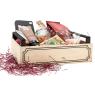 Natural pine wood basket