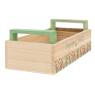 Basket in natural paulownia