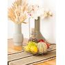 Chromed metal fruit basket