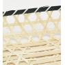 Bamboo basket with boat shape