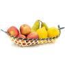 Bamboo basket with boat shape