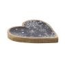Heart tray in mango wood