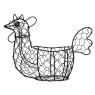Wire mesh chicken basket