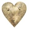 Metal heart-shaped basket