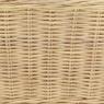 Laundry basket in rattan