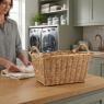 Laundry basket in rattan