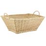Laundry basket in half willow
