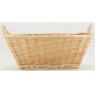 Laundry basket in half willow