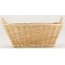 Laundry basket in half willow