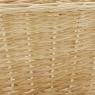 Laundry basket in half willow