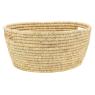 Corbeille à linge ovale en palmier