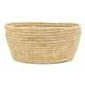 Corbeille à linge ovale en palmier