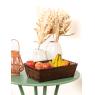 Rectangular rope basket