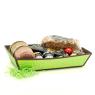 Rectangular palm leaf basket