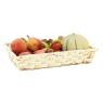 Rectangular bamboo basket