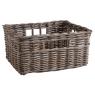 Grey pulut rattan storage baskets