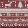 Cardboard rectangular basket - Christmas Jacquard