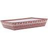 Cardboard rectangular basket - Christmas Jacquard