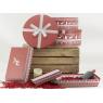 Cardboard rectangular basket - Christmas Jacquard