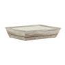 Cardboard rectangular basket - Wood