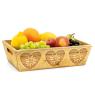 Pine wod basket - Heart and Edelweiss