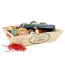 Basket in pine wood