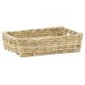 Tray in natural kubu rattan