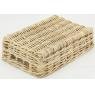 Tray in natural kubu rattan