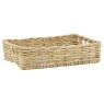 Tray in natural kubu rattan