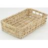 Tray in natural kubu rattan