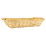 Rectangular natural split willow basket
