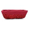 Red wooden basket