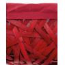 Red wooden basket