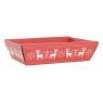 Foldable cardboard basket