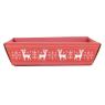 Foldable cardboard basket