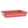 Foldable cardboard basket