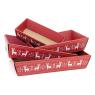 Foldable cardboard basket