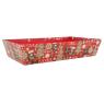 Red cardboard box