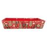 Red cardboard box