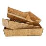 Foldable cardboard basket