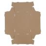 Foldable cardboard basket