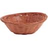 Peach color bamboo basket