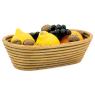 Stained rattan basket