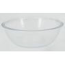 Round glass bakeware bowl + rattan holder