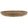 Round basket in seagrass