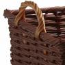 Polyrattan storage basket