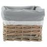 2 willow laundry baskets + 4 willow baskets