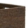 Antique rattan storage box